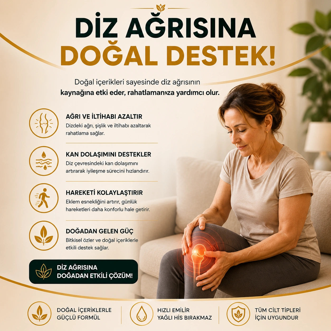 Arıderm - Diz Ağrısı Giderici Arı Zehri Kremi