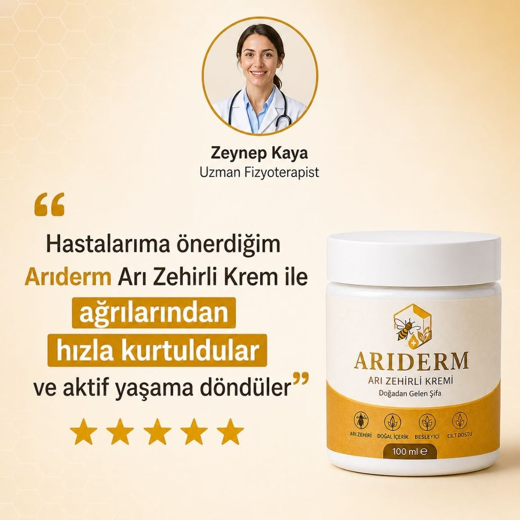 Arıderm - Ağrı Giderici Arı Zehri Kremi