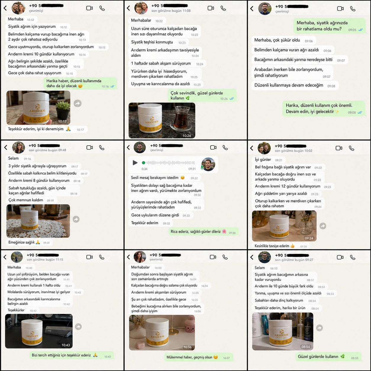 Arıderm - Siyatik Ağrı Giderici Arı Zehri Kremi
